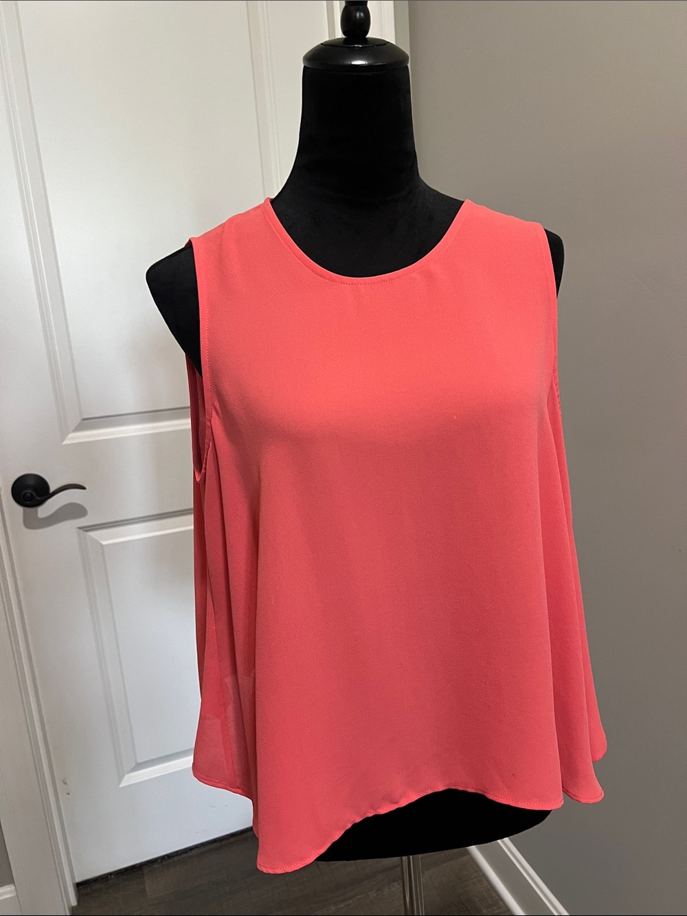 BCBGMaxAzria Coral Sleeveless Flowy Tank